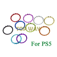 200PCS For PS5 Controller Chrome Plating Analog Accent Thumbstick Rings For Playstation 5