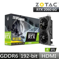 【ZOTAC 索泰】GAMING GeForce RTX 2060 顯示卡