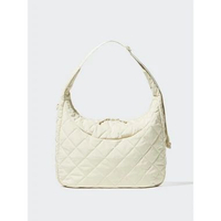 Uniqlo Quilted Puffy Shoulder Bag tas Selempang Wanita 30 NATURAL
