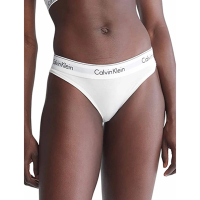 預購 Calvin Klein 凱文克萊 2023女時尚棉彈力白色比基尼款三角內褲-網(預購)