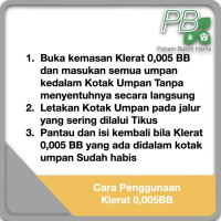 Klerat Bb - Syngenta - Racun Pembasmi Tikus - Mati Tidak Berbau - 1 Kg