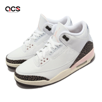 Nike 喬丹鞋 Air Jordan 3 Retro 男女鞋 白 粉 摩卡 AJ3 爆裂紋 CK9246-102