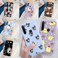 for Xiaomi Redmi Note 8 Pro 8T Note8 2021 Note8t 8pro Case Cute Kuromi Melody Pom Pom Purin Kitty Cat TPU Silicone Phone Cover