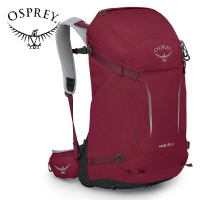 【Osprey】Hikelite 32 輕量網架登山背包 葡萄酒紅(健行背包 運動後背包 多功能背包)