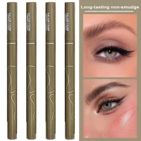 Long-lasting Eyeliner Waterproof Eyeliner Pen Set Long-lasting Smudge-proof Silkworm Pen for Women Makeup Sweat Proof Fast