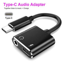 2 IN 1 Audio Adapter Charging Earphone Cable For Xiaomi Samsung Huawei Jack Headphone For Lightning 3.5 Mm To Headphone Splitter