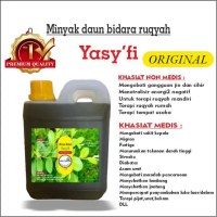 Yasy'fi Minyak Daun Bidara Ruqyah Original 1 Liter Bisa Diminum Oil