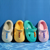 洞洞鞋 2023夏季 中小童厚底家居拖鞋 外穿男女童 可愛室內拖鞋