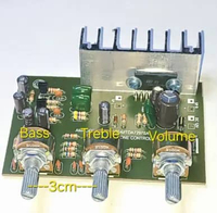 KIT AMPLIFIER BTL TDA7297SA DC12V DENGAN TONE CONTROL