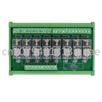 Relay module: 4/8/16/channel 12V/24V intermediate module, control board, signal PLC output amplifier board