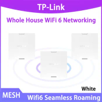 TP-Link Home 11ac WiFi 6 Wireless Coverage 160MHz High-speed AX3000Mhz Seamless Roaming Router MESH Hotspots XAP3000GI-White