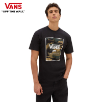 【VANS 官方旗艦】Classic Print Box 男女款黑色短袖T恤