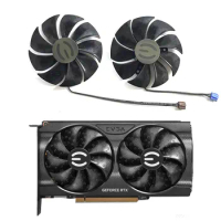 New GPU fan 4PIN PLA09215S12H PLD09220S12H DC 12V 0.55A suitable for EVGA RTX 3060 TI RTX3060 RTX3050 XC GAMING graphics cards