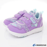 【MOONSTAR 月星】櫻桃家-玩耍速乾-速洗樂系列機能運動鞋(CRC23509紫-15-20cm)