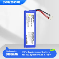 New 3.7V 3000mAh GSP872693 01 Replacement Lithium Polymer Battery For JBL Speaker Flip 4 Flip 4 Special Edition Bluetooth Audio