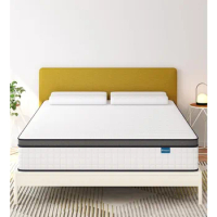 Queen Mattresses,12 Inch Queen Size Mattress in a Box,Memory Foam Hybrid White Mattress with Provide Support and Improve Sleep
