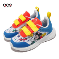 adidas 童鞋 Tensaur Run MM 2.0 CF I 小童 幼童 白 藍 米奇 聯名 魔鬼氈 愛迪達 GW0370