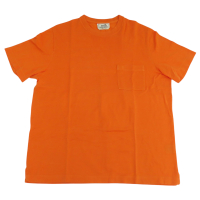 【二手名牌BRAND OFF】HERMES 愛馬仕 橘色網眼布 短袖T恤