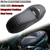 Fit For YAMAHA X-MAX125 X-MAX300 XMAX125 300 2023 2024 Motorcycle Whole Seat Cover Front Driver Rear Pasenger Integrated Cushion