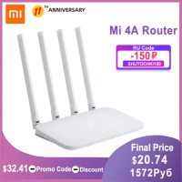Xiaomi Mi 4A Router Gigabit edition 2.4GHz +5GHz WiFi 16MB ROM + 128MB DDR3 High Gain 4 Antenna APP Control IPv6 Xiaomi Router