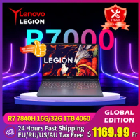 2024 Lenovo Legion R7000 E-sports Gaming Laptop AMD R7-7840H 16G/32G RAM 512G/1T SSD RTX4060 15.6inch 144Hz Game Notebook PC