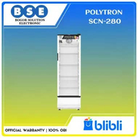 Kulkas Showcase Polytron 5 Rak 280L SCN280 Polytron SCN 280 Showcase SCN-280