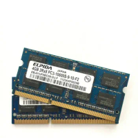 ELPIDA DDR3 4GB 2Rx8 PC3 10600S 1333Mhz 4G 1333 MHZ Laptop Memory Notebook Module SODIMM RAM