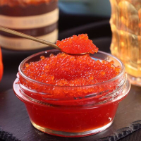 Original Russian Caviar Sturgeon Caviar Red Caviar Canned Salmon Caviar Ready-to-Eat Fish Roe Free S