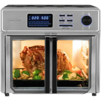 Complete Digital 26-Quart 10-in-1 Countertop Air Fryer Oven, 15 Deluxe Accessories &amp; 60-Recipe Hardcover Cookbook