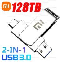 Xiaomi U Disk 128TB USB 3.0 High Speed Pen Drive 64TB 16TB Transfer Metal Memory Card SSD Pendrive Flash Drive Memoria USB Stick