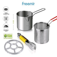 Set Panci Penggorengan Stainless Steel 1,2L Freemir