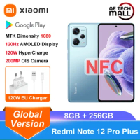 Xiaomi Redmi Note 12 Pro Plus+ Global Version 5G 200MP Triple Camera 8GB 256GB Dimensity 1080 120W 120Hz AMOLED