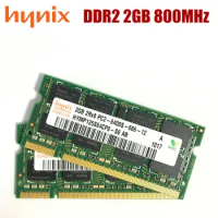 Hynix Chipset DDR2 2GB 2Rx8 PC2-6400S Laptoop RAM 2G 800MHz PC2 6400S Notebook Laptop Memory