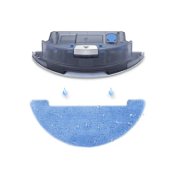 Vacuum Cleaner Water Tank Box Mop Clothes for Ilife V8S V80 X750 V8 Pro X755 V8c/V85/V8e/V8 Plus Robot Vacuum Cleaner Water Tank