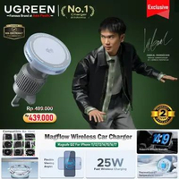 UGREEN MagFlow Magnetic Wireless Car Charger 25W Fast Charging For iPhone Samsung