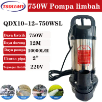 Pompa Celup Air Kotor 750Wsewage pump 2inch Mesin Pompa Air Murah pompa submersible limbah TSOLUMY