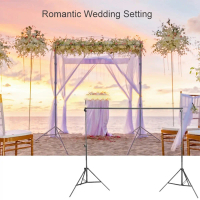Easy.P.S_3x3M Background Stand Photo Studio Backdrop Stand Support for Photography, Video Studio, Pa