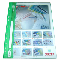 【文具通】天騰11孔20入A4資料簿[綠]FX1102 L1030515