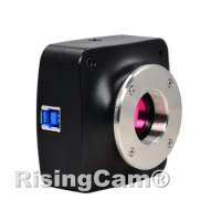 RisingCam color 20mp high resolution SONY IMX183 1inch large sensor C mount USB3.0 digital microscope Camera 20mp