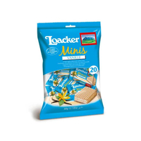 LOACKER มินิเวเฟอร์ รสครีมวานิลลา ขนาด 180 กรัม (แพ็คละ 20 ซอง)