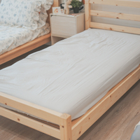 二層紗 泡沫慕斯 標準3尺單人床包(高40CM) (無枕頭套) 觸感柔軟 適用折疊床墊 台灣製 加高床包