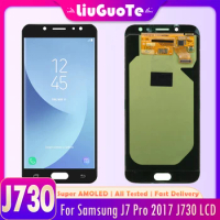 5.5" Super AMOLED LCD For SAMSUNG J7 Pro J730 J730F LCD Display Touch Screen Digitizer For SAMSUNG J7 Pro LCD Replacement