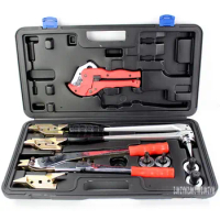 PEX-1632M 16-32mm Water Heating Pipe Expanding Tool Floor Heating Crimping Tools Set Crimping Tool Kit Max Opening Distance 50mm