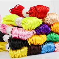 中國結紅繩掛件編織繩子手繩手工DIY編繩編織線材料玉線繩5號線