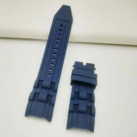 Watchband Accessories Men's Sports Strap for Invicta Invicta/Pro/Diver Watch Waterproof Rubber Silicone Bracelet 26mm Black Blue