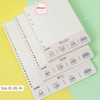 Ruột Sổ Còng KLONG 120GSM A5 B5 A4 – Giấy Ghi Chép Caro, Dot Grid, Dòng Kẻ