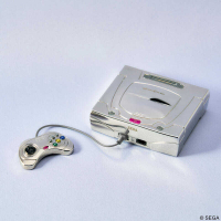 ★萊盛小拳王★SQUARE ENIX 代理版 盒玩 閃亮藝術畫廊SEGA SATURN 白色