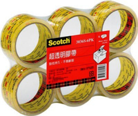 3M Scotch 超透明封箱膠帶-3036S-6 (60mm*40Y) 六入