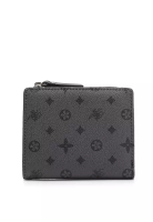 Swiss Polo Women's Monogram RFID Blocking Wallet (RFID 錢包) - 黑色
