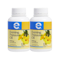 Eurobio Evening Primrose Oil (EPO) 1000mg 120s / 120sx2 EXP 2027 Supports Women’s Health Hormonal Ba